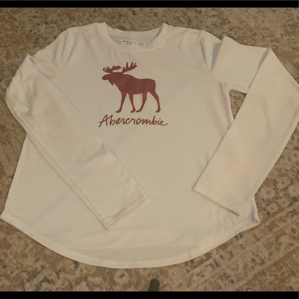 Girls Size 13/14 White Pajama Shirt (SALE)